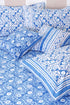 40s Cotton Pillow Cover in Block Print
